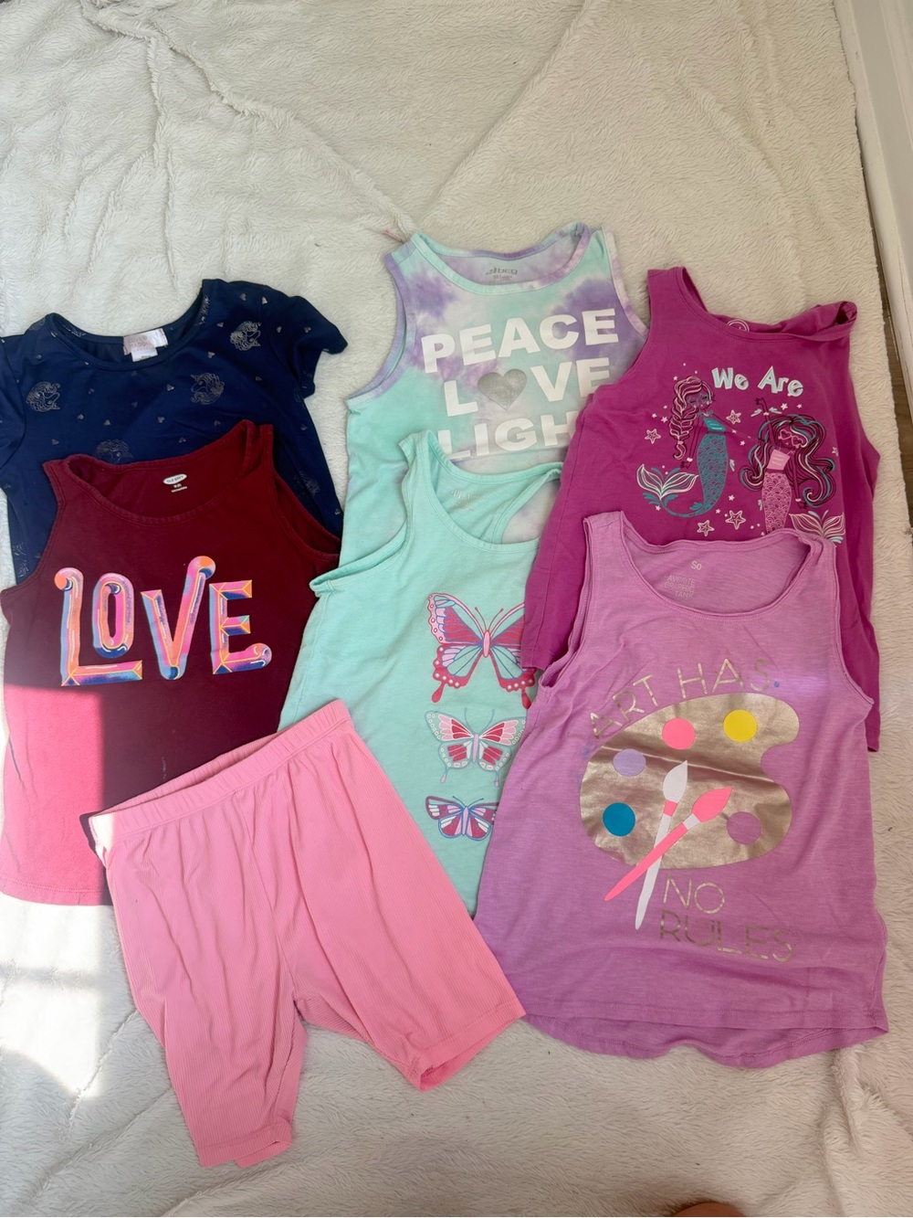 Old Navy Girls Tank Top Bundle Lot Size 7-8